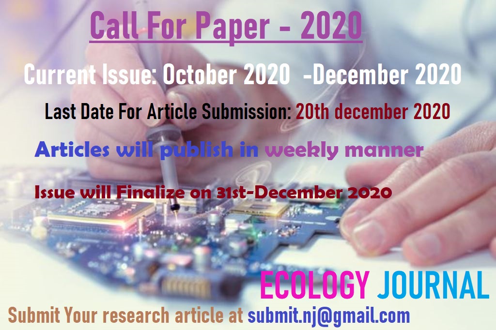 Call for Paper 2020 Ecology Journal